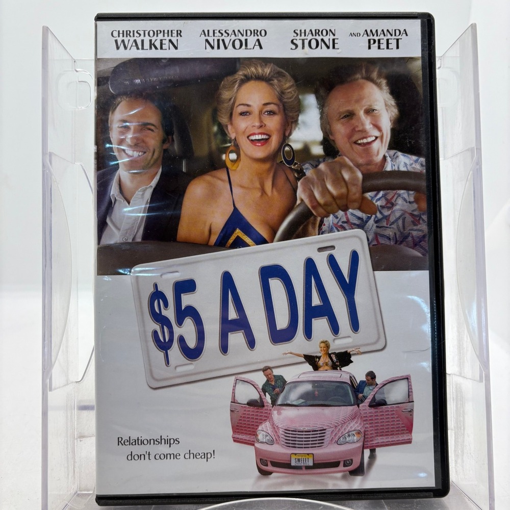 $5 A Day DVD 2008 Christopher Walken Sharon Stone Comedy Drama Road Trip Movie